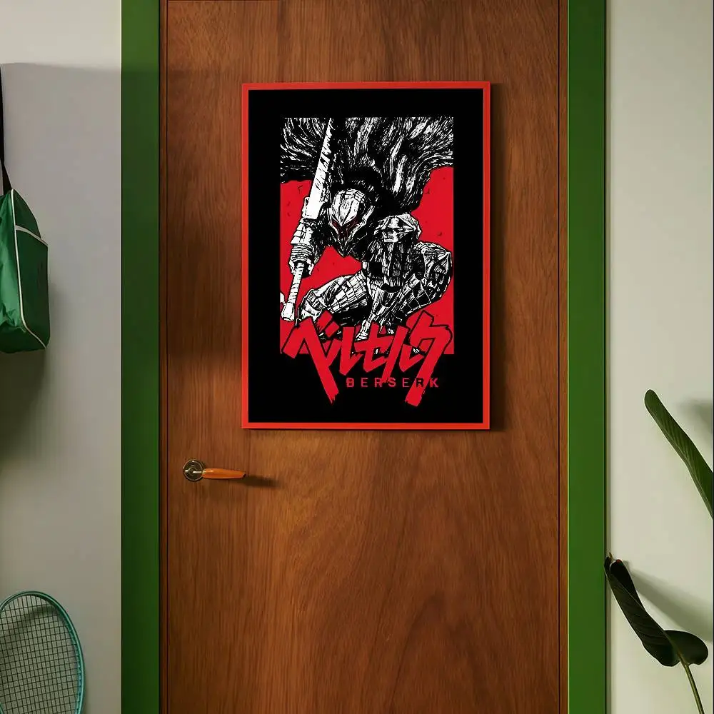 الرجعية أنيمي Berserk مانغا الكلاسيكية أنيمي المشارك للماء ورقة ملصق مقهى بار غرفة جدار ديكور