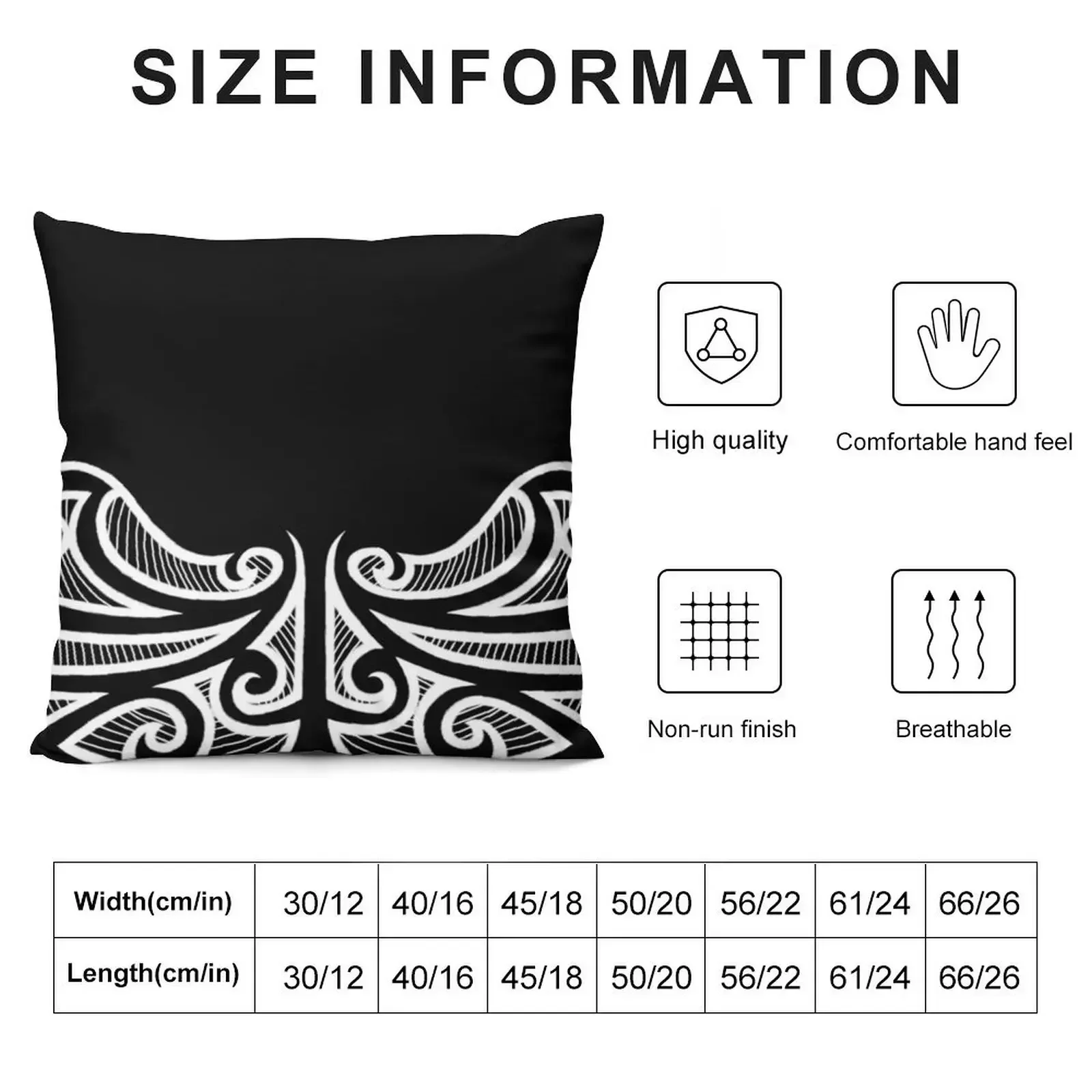 maori tribal tattoo Throw Pillow luxury throw pillow covers Pillowcases pillow