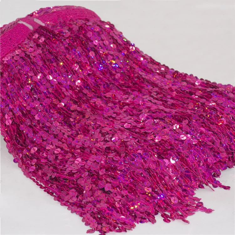 30 см 1/5 м лазерные блестки с кисточками и бахромой, кружевная ткань, юбки для латинских танцев, одежда, аксессуары «сделай сам»