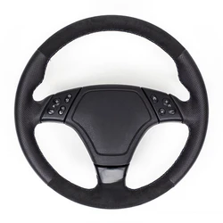 Original Steering Wheel Braid Anti-Slip Suede Leather Car Steering Wheel Cover For BMW E36 E46 E39 1996-2000 Car Accessories