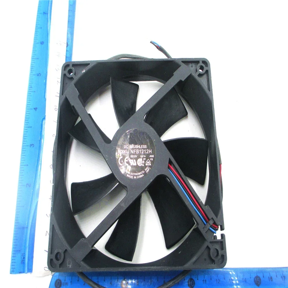 Original fan for Delta NFB1212H -R00 12025 12CM 12V 0.41A Small core dual - ball gun Cooling fan Projector fan