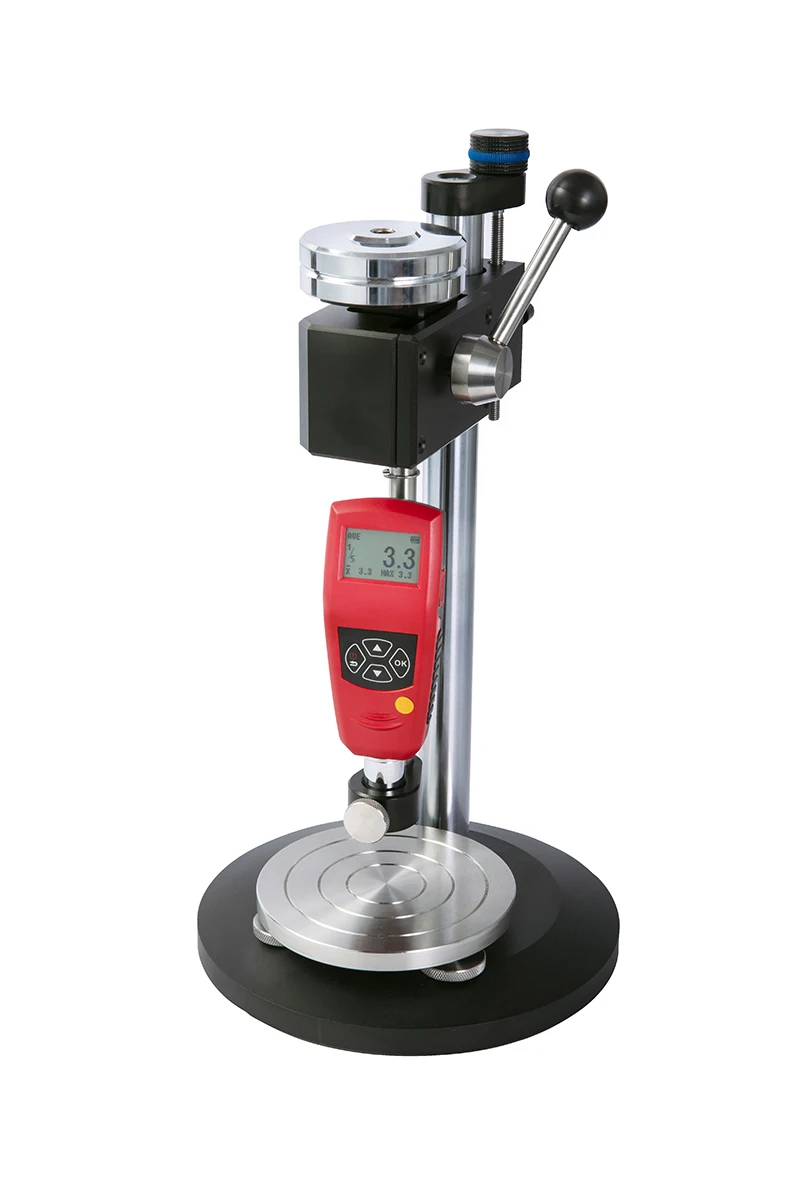 EST-HS2 test equipment is used for the Shore A/C/D hardness tester manual durometer test stands