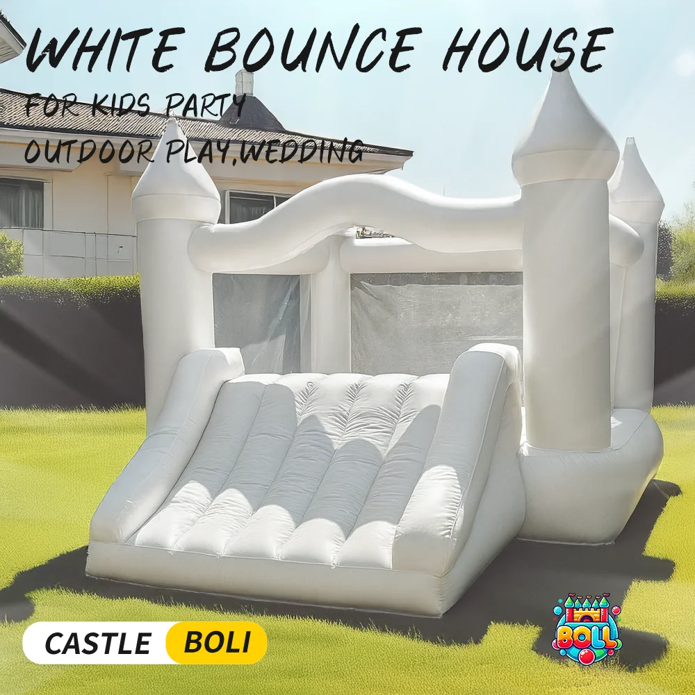 Bounce House with Slide for Kids 5-12,12ft x 9ft x 8ft Inflatable Bouncy Castle Jump House for Adult Toddlers Kids Party
