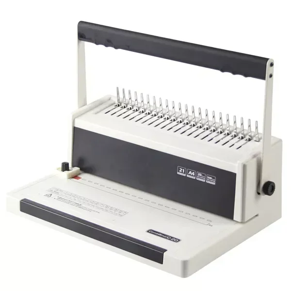 Comb Binding Machine Book Binder Plastic Comb Binding Machine Professional Document Binder for Office School DX-C20 Tool