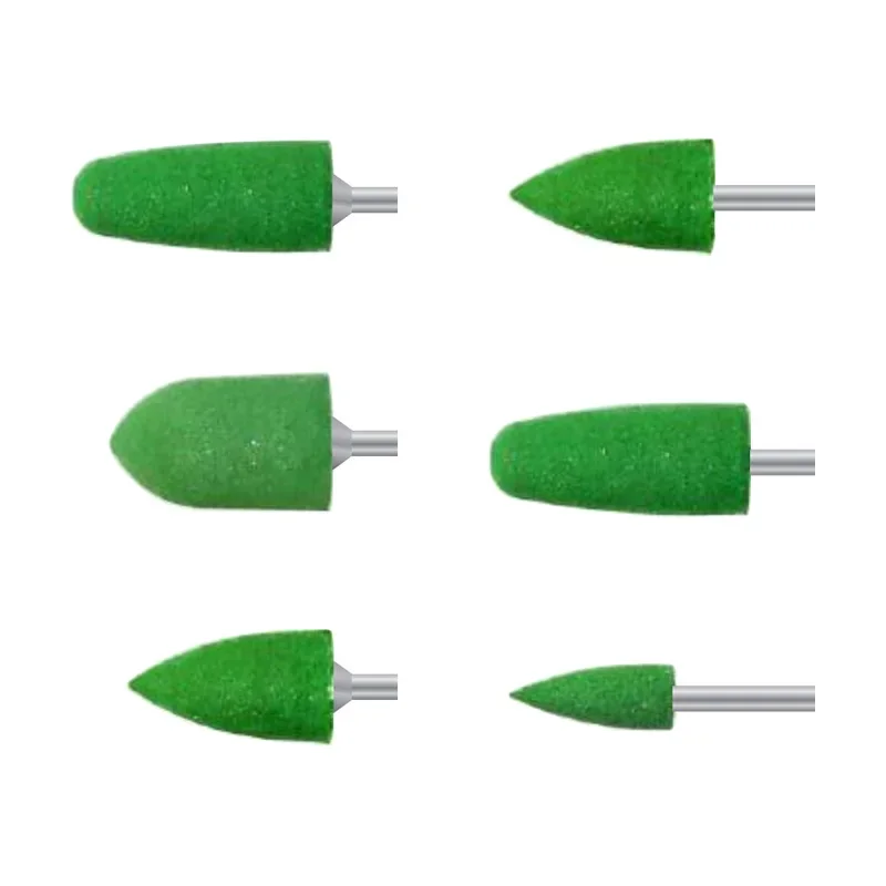 

10pcs Silicone Polishing Burs for Composites Resins Silicone Rubber Polishers Dental Materials