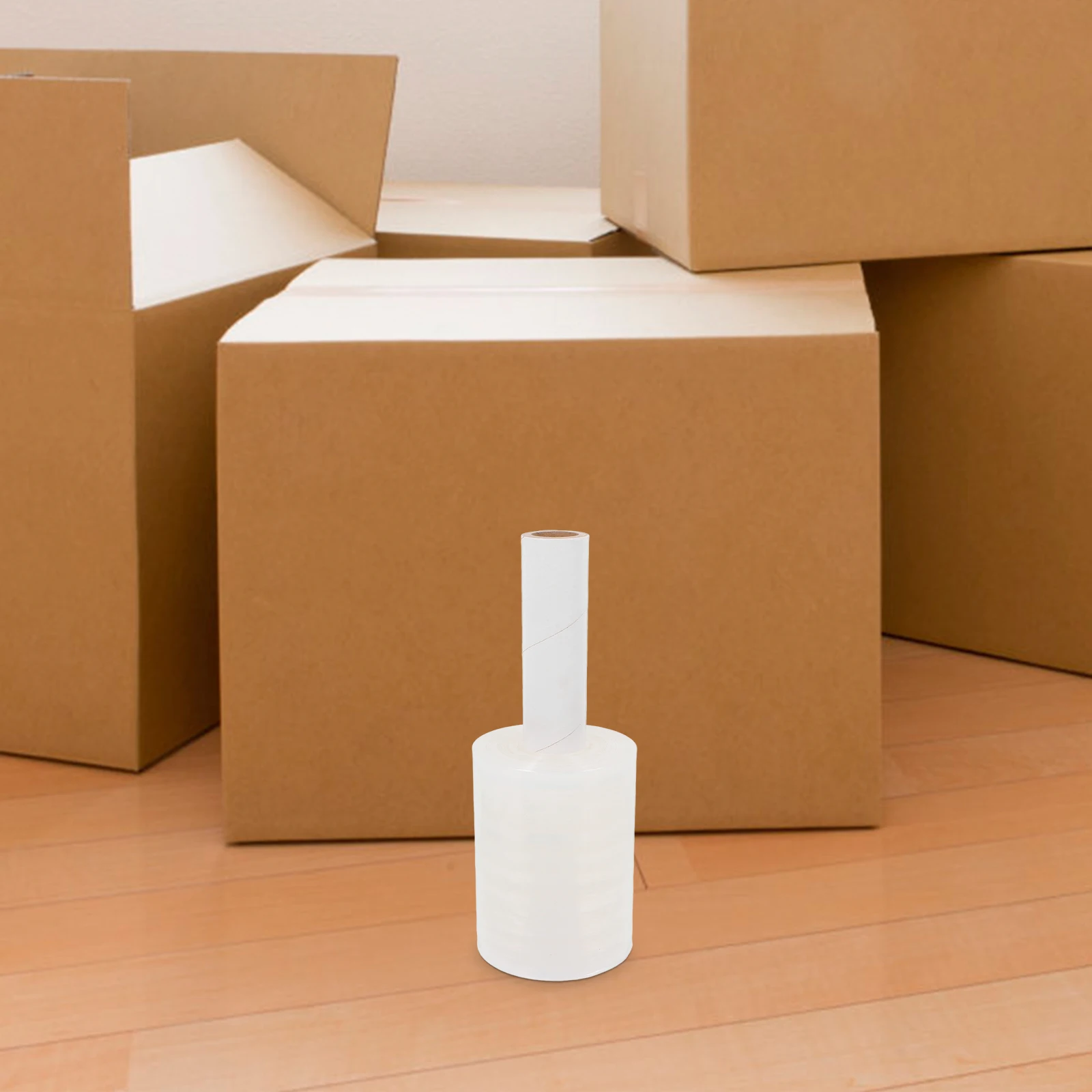 

Handle Stretch Film Packing Pe Packaging Moving Wrapping Tray Pallet Transparent Mini
