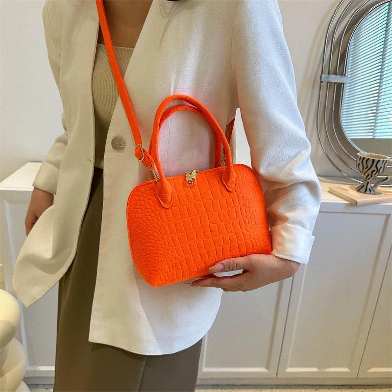 Leisure Commuter Crossbody Bag for Women Shell Bag 2024 Spring New Fashion Simple Handbag Shoulder Bag Women Purse Сумка Женская