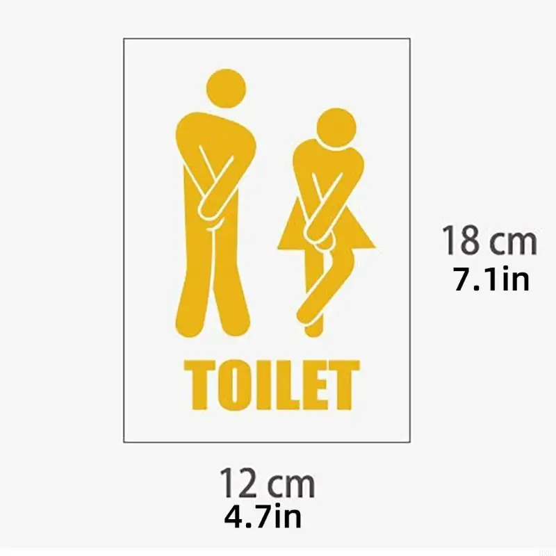 Sticker WC Adesivo per toilette in PVC impermeabile