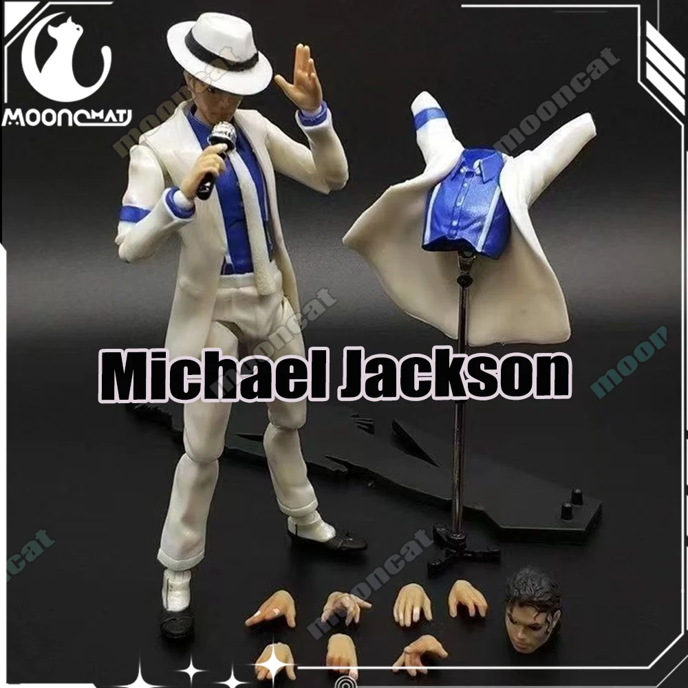 Nova Figura de Ação Michael Jackson Smooth Criminal Moonwalk, Modelo em PVC, Estátua de Coleção, Decoração de Mesa, Brinquedos para Fãs