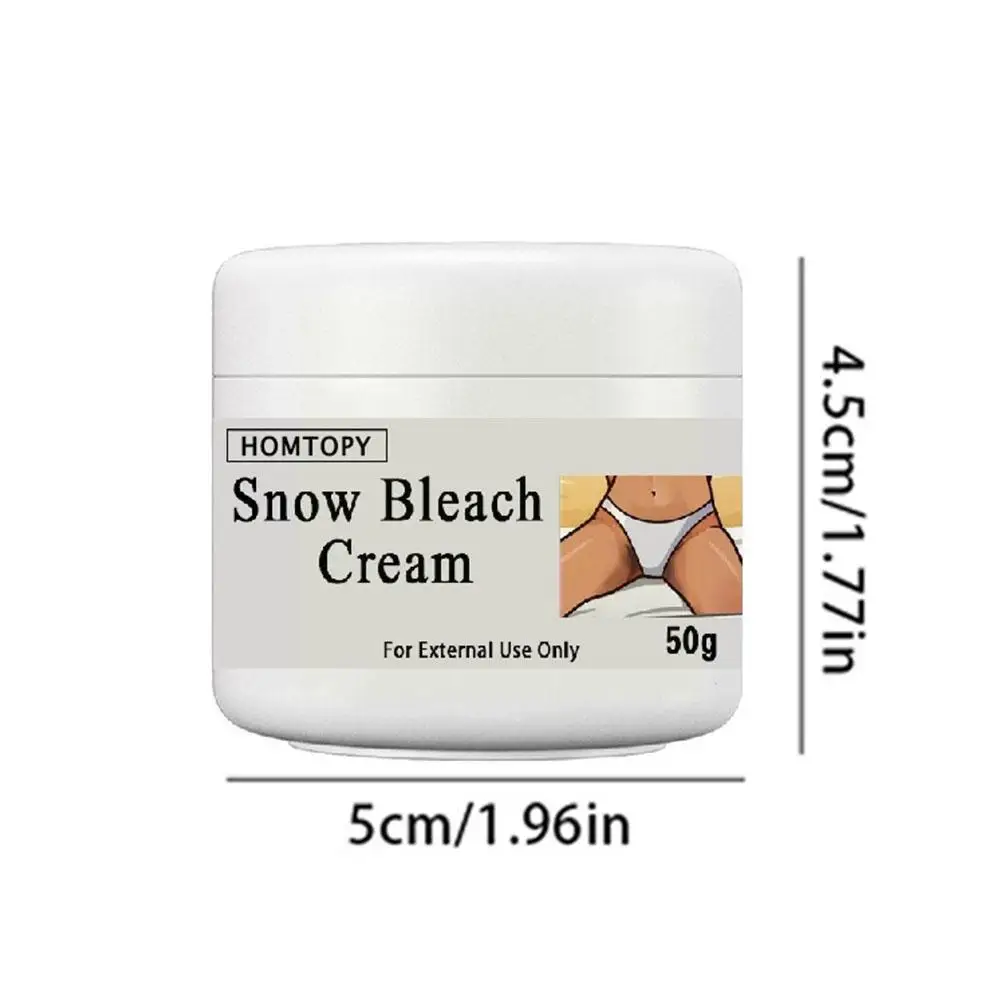 كريم تبييض مبيض للأجزاء الحميمة والخاصة والوجه والجسم سريع تحت الإبط قوي 50 جم Y5D9