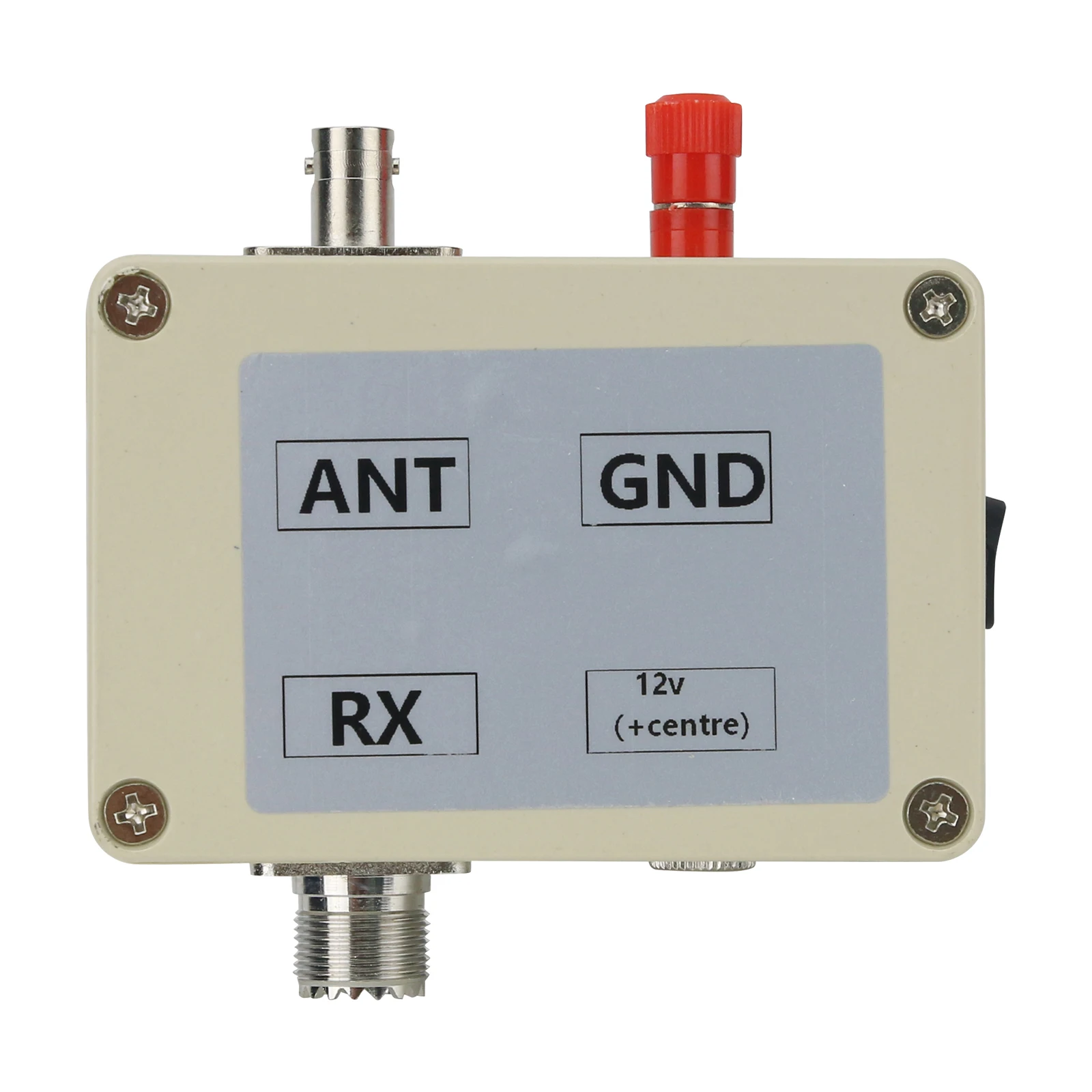 Mini Whip 10KHz-30MHz Active Shortwave Receiving Antenna with SMA Connector with 12V/1A Power Adapter