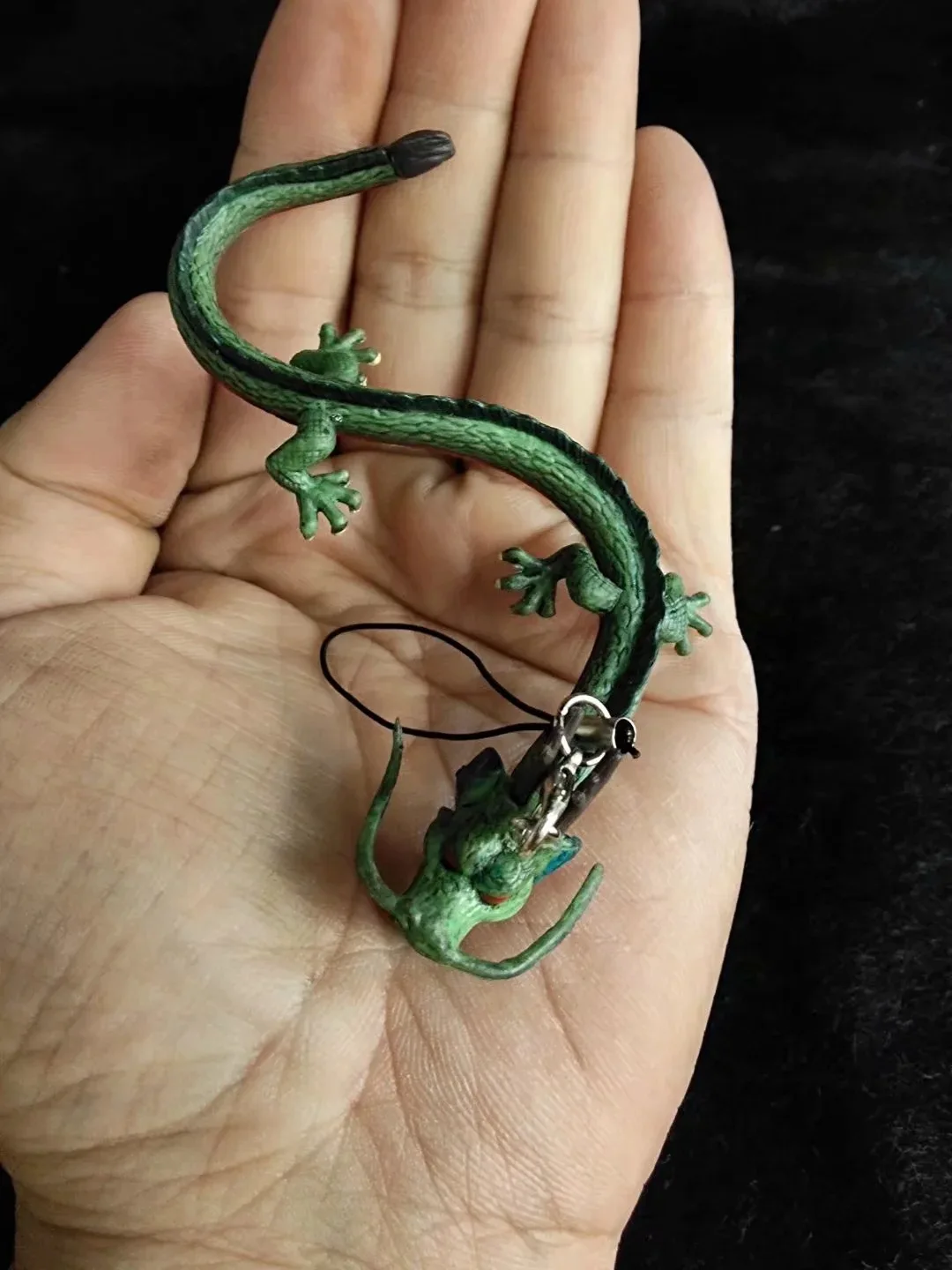 

Dragon ball Shenron Keychain Action figure Toys About 15 cm Green Key rings
