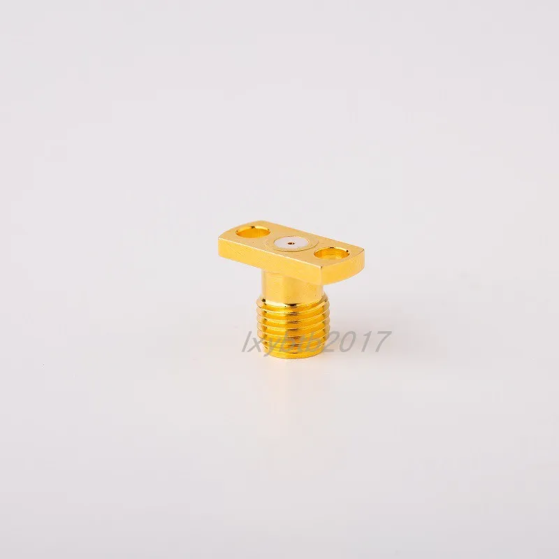 SMA-KFD two-hole microstrip connector 0.4/0 5/0.6/0.8/0 glass bead flange fixation