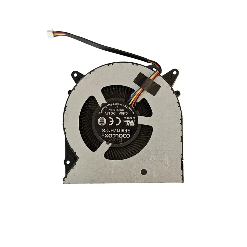 Original COOLCOX BF8017H12S DC12V 0.5A 4PIN Automatic Temperature Control Cooling Fan for Electronic Devices