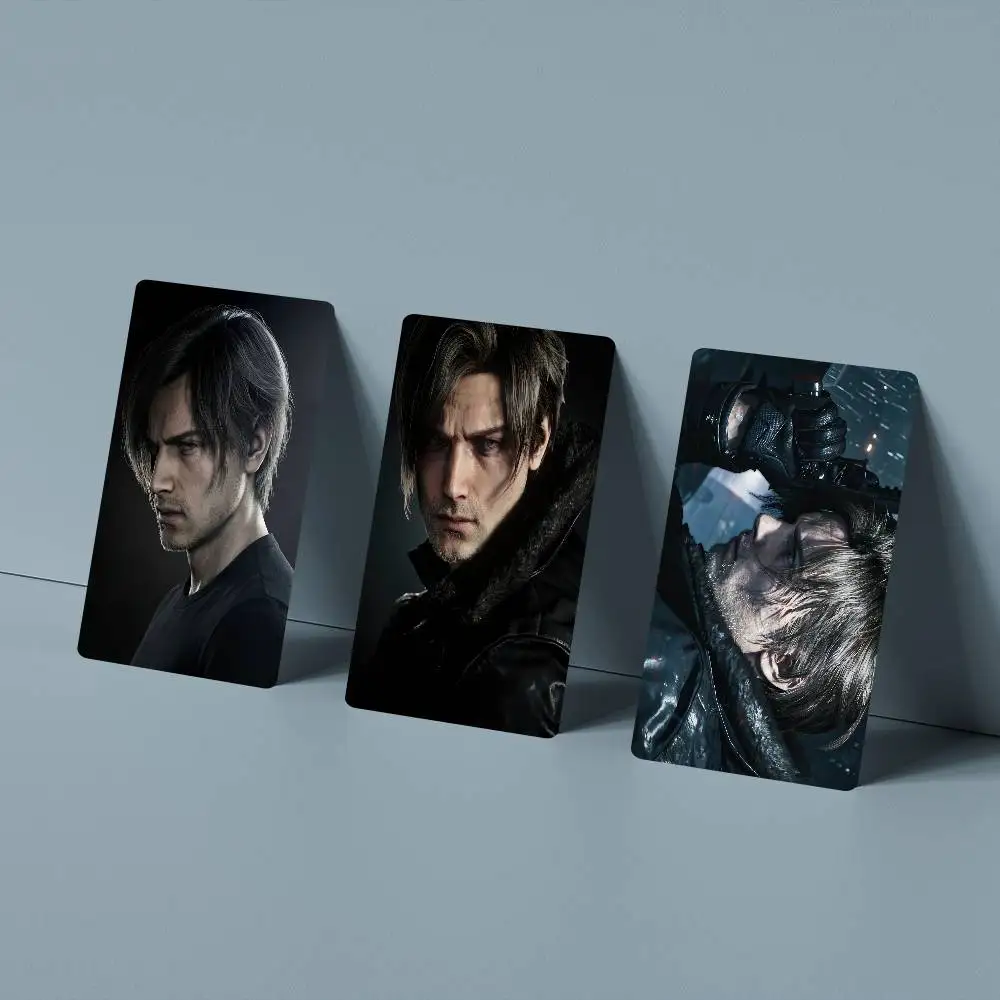 

R-Resident Evil Leon 9 RE9 Credit Card 4PCS Anti-scratch Waterproof Stickers for Bank Debit Decorative Protection