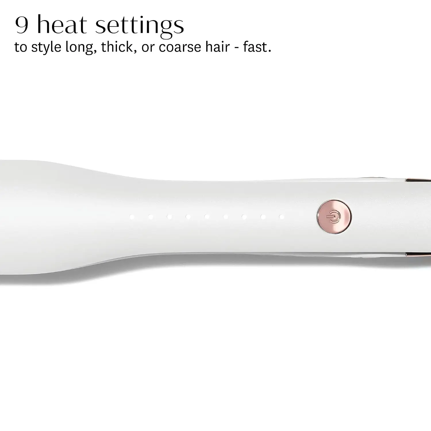 Pro Straightening and Styling Iron, Ceramic Flat Iron Available in 1” or 1.5” Sizes with 9 Heat Settings, Hair Straightener for Straight Styles