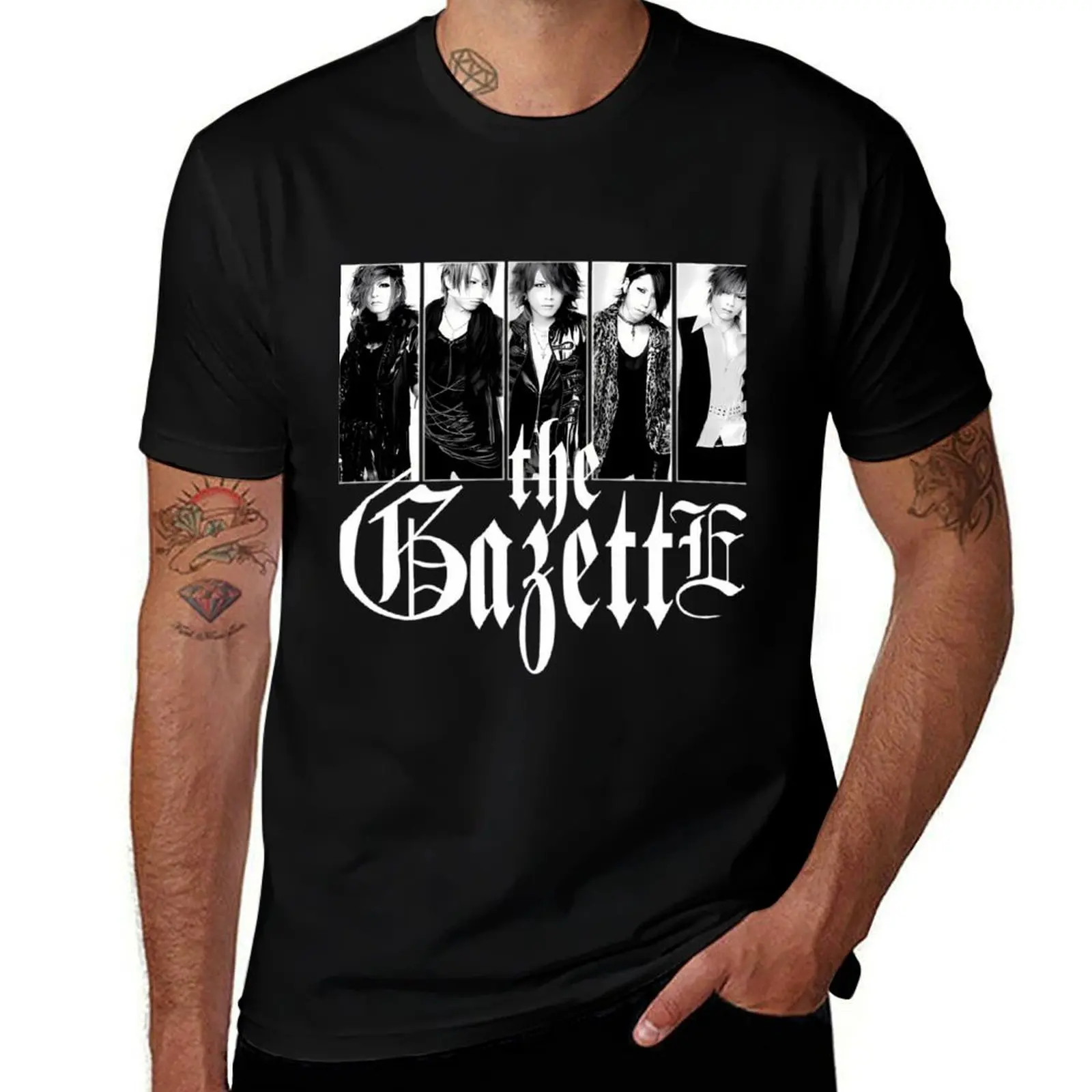 

The Gazette Japan Rock Band \t T-Shirt man clothes anime tshirt oversized t shirt plain black t shirts men