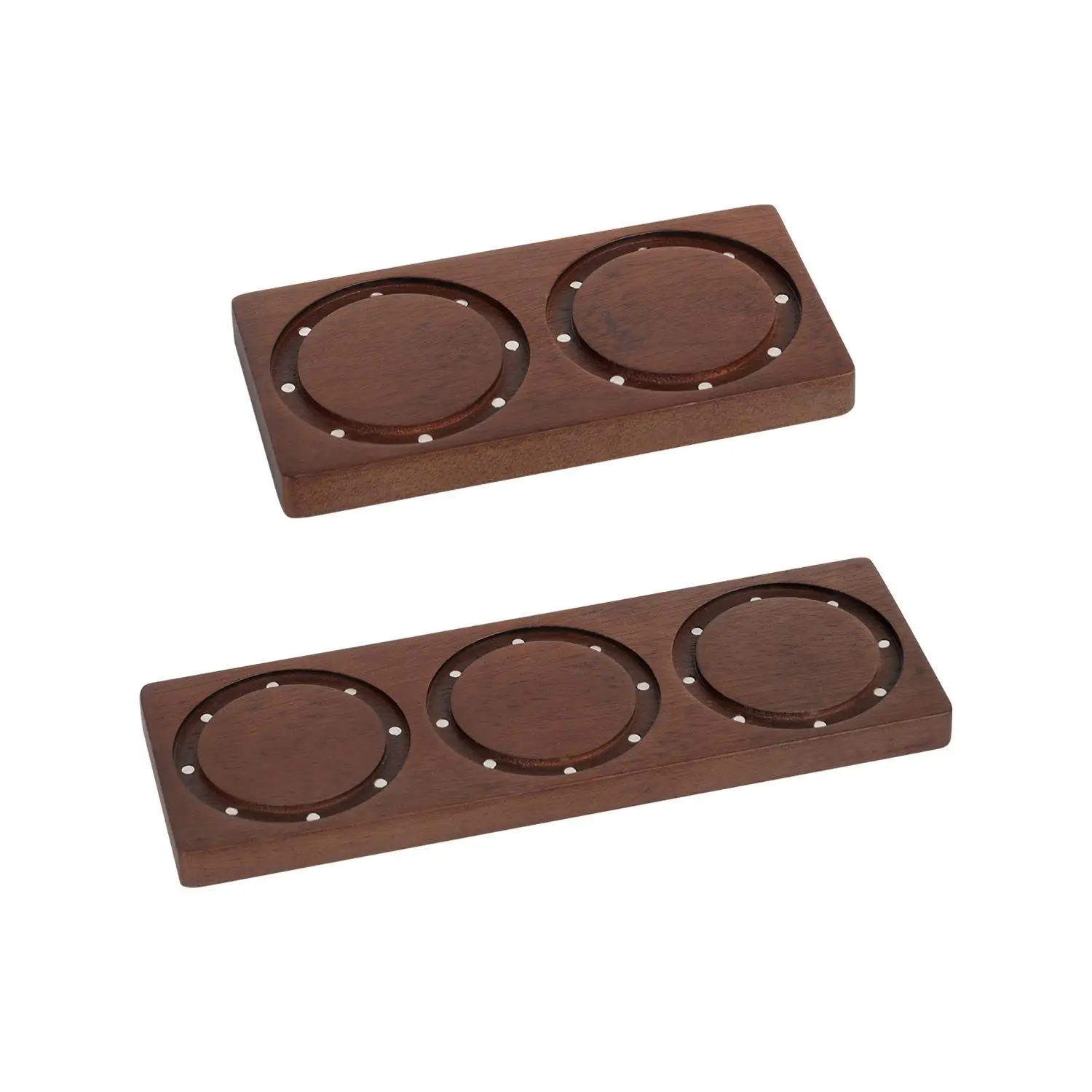 LMM wood plate magnetic suction wall-mounted coffee filter bowl bracket 58mm