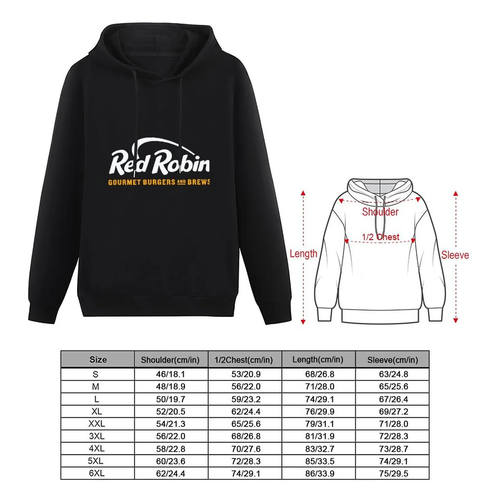 Red robin Food Black Hoodie japanese style men's clothes men's coat men clothing tracksuits