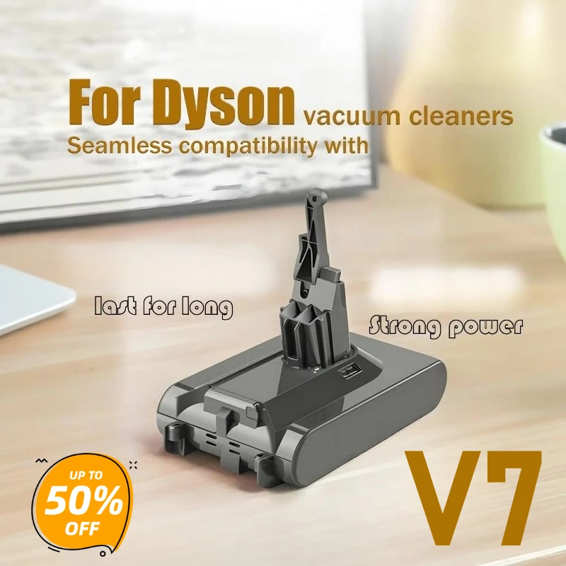 

V7 Vacuum Cleaner Batteries Seamless Compatibility for Dyson Battery Replacement