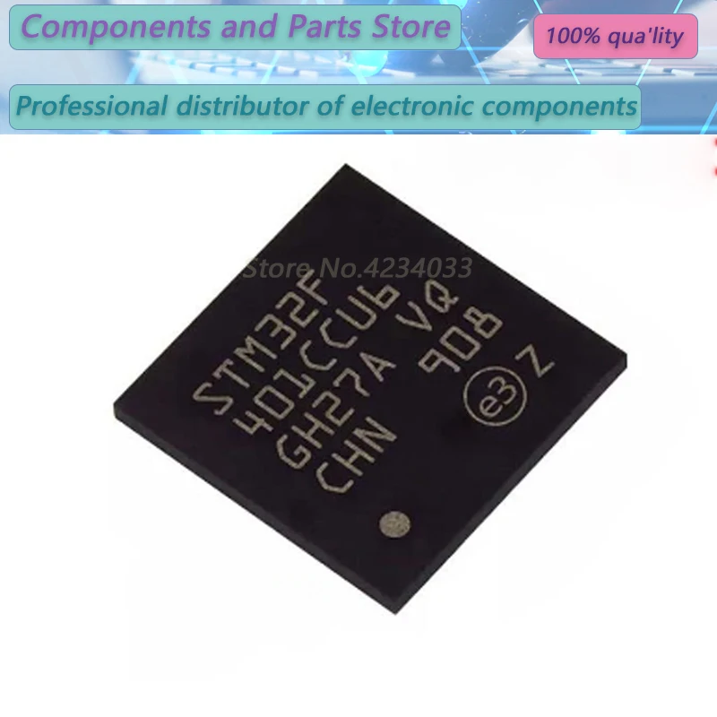 

10 шт. STM32F401CCU6 STM32F401CC STM32F40 QFN48 НОВЫЙ100% STM32F 401CCU6