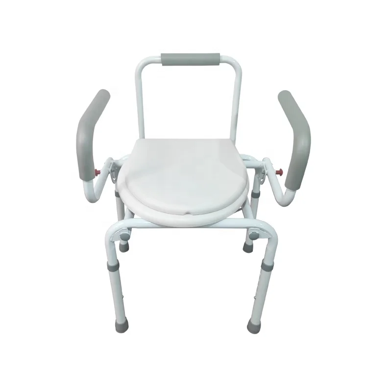 

Custom Toilet Commode Chairs With Flip Handle Potty Patient Toilet Commode Chair