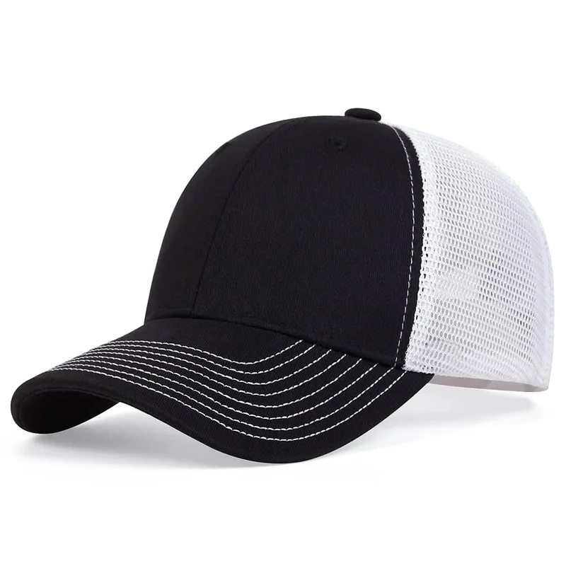 Net Cap Summer New light Plate Baseball Cap Solid Color Baseball Cap Men's and Women's Hats Hip-Hop Cap