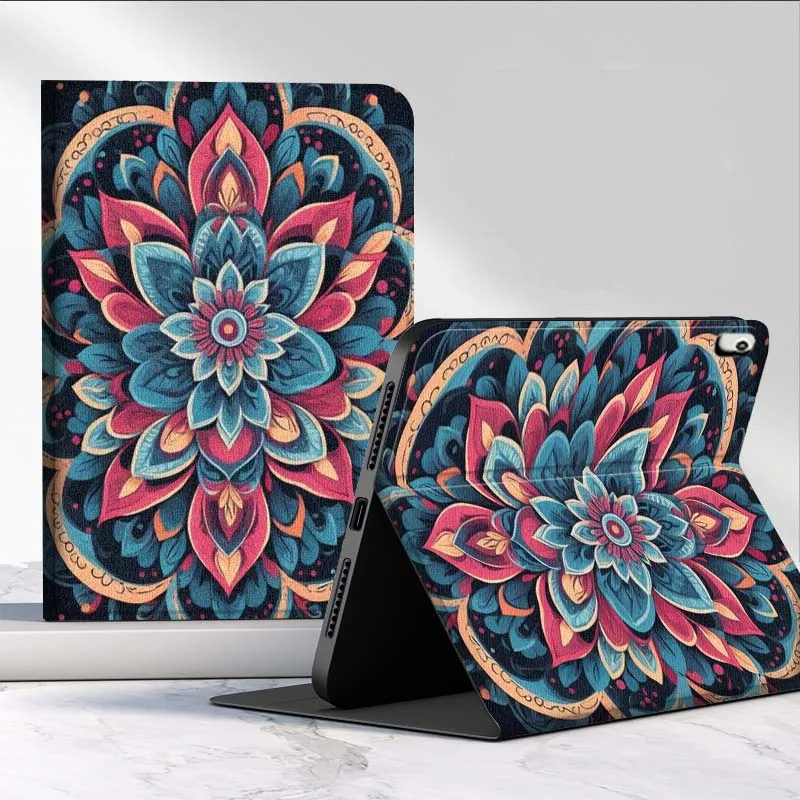 

Vibrant Mandala Fashion For Samsung Galaxy Tab S11 S10 S9 S8 S7 S6 A8 T500 X200 10.9 11 8.7 10.1 Plus Lite Inch Tablet Case