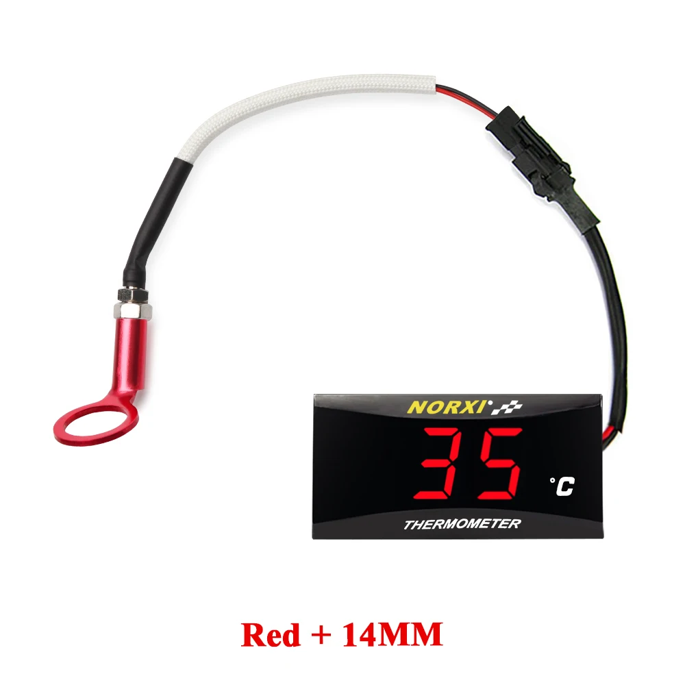 motorfiets cilinderkop temperatuursensor norxi mini vierkante digitale instrument vochtigheid voor nmax125 motorfiets - afbeelding 1
