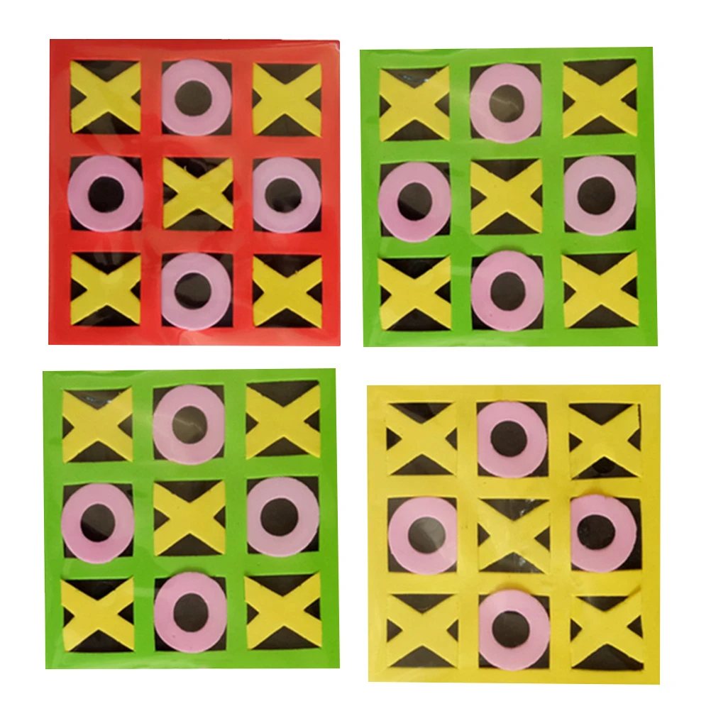 

10pcs X Chessboard Parent-Child Interaction Leisure Game Board Intelligent Educational Toys (Random Color)