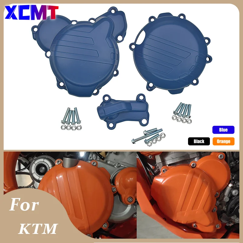 

Motorcycle For KTM Engine Clutch Guard Water Pump Cover Ignition Protector EXC TPI 250 300 SX XC XCW TC TX TE 2019-2020 2021 22