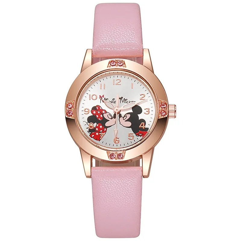Orologio Disney Mickey per bambini Orologi Orologio da polso per ragazzi e ragazze Regali di compleanno Orologi da polso per bambini Minnie Mouse