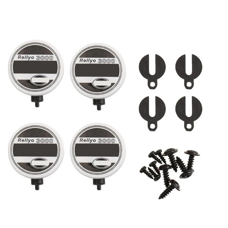 4Pcs RC Car Round LED Light Cover for 1:10 Tamiya HSP RC Car Axial SCX10 for Traxxas TRX-4 RC Crawler Lampshade Model Toy Parts