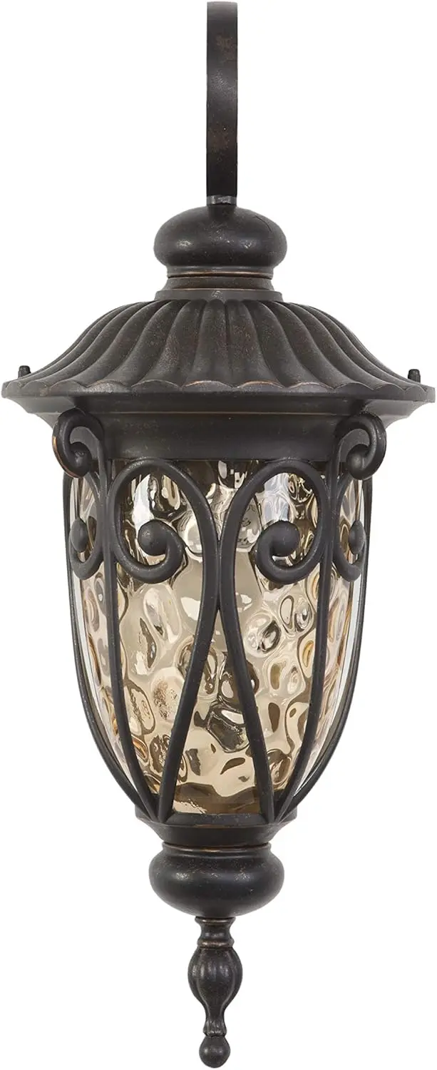 Viviana Collection Nine-Inch Incandescent Exterior, 1-Light Wall Sconce/23-Inch, Oil-Rubbed Bronze