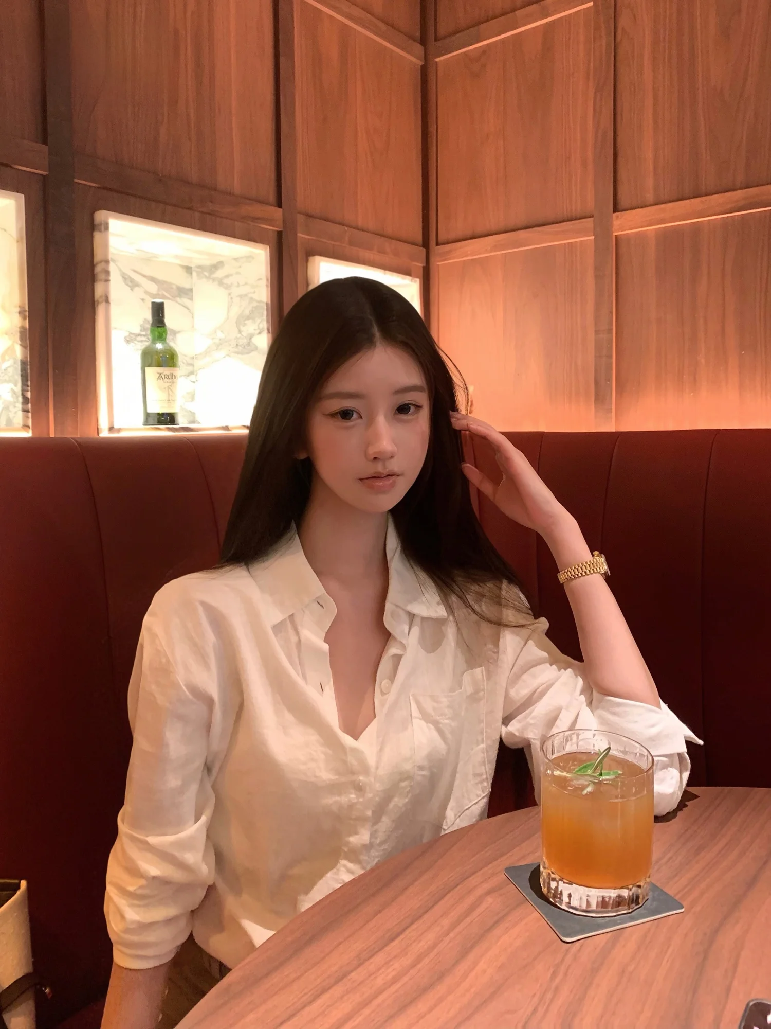 

Женская легкая блузка Icce Retro Girl из льняной хлопковой смеси свободного кроя для ранней осени, тонкий летний топ однотонного цвета