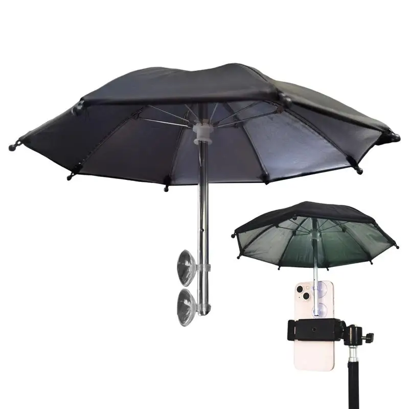 Mobile Phone Parasol Phone Umbrella For Sun Anti-Glare Sun Shade Cover Sun Shield Car Shade Visor Cell Phone Sunshade Holder