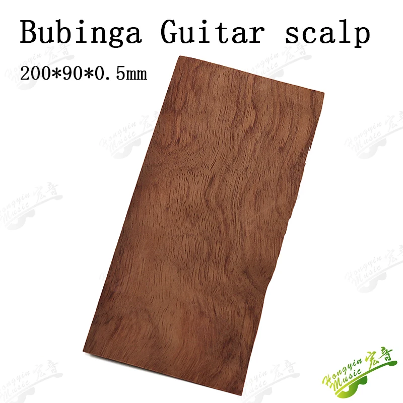 Zebrawood Gitarrenkopfplatte, wunderschönes Zebrano-Kopffurnier, Massivholz, handgefertigtes Material, Gitarrenzubehör, 200 x 90 x 0,55 mm – Detail 8