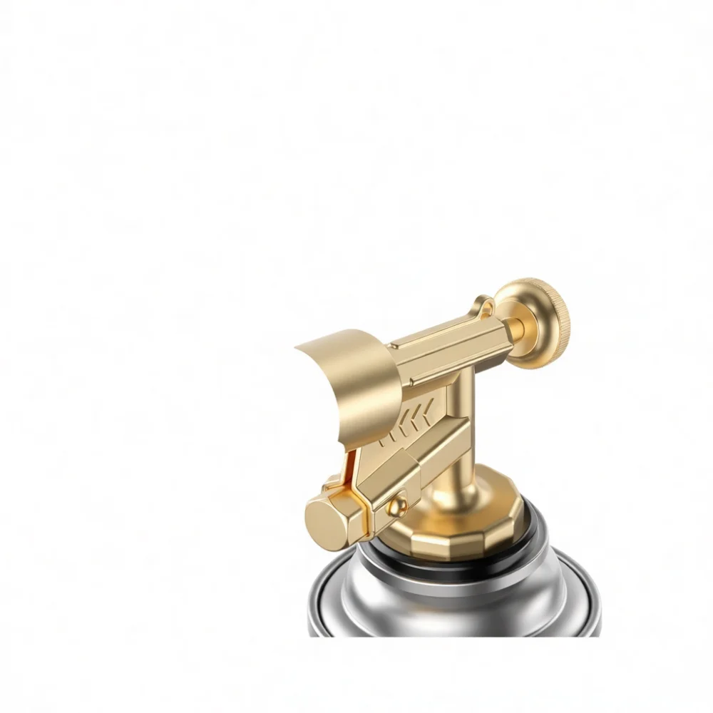 Professional Metal Gas Torch Head Kitchen Cooking Culinary Welder BBQ Igniter Windproof Camping Culinary Handheld Torch Tool
