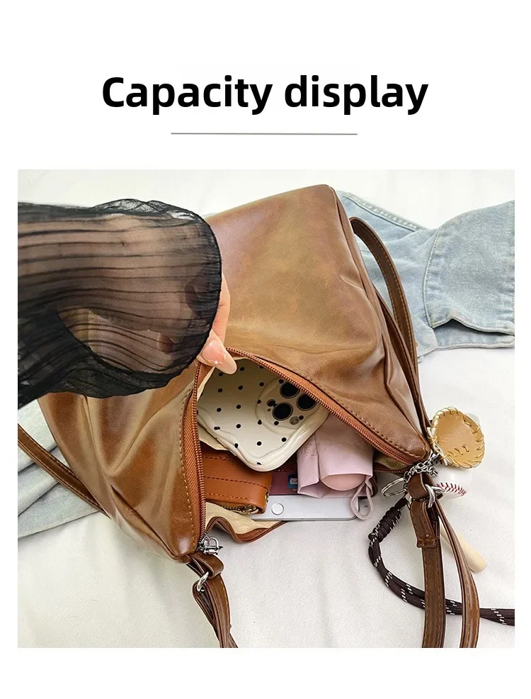 Multifunktionale Damen-Tragetasche für den täglichen Gebrauch, Umhängetasche, Crossbody-Tasche, modisch, vielseitig, neuer Stil 2026, Bolso Mujer Handtasche – Detail 5