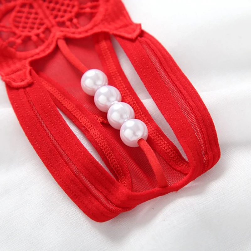 สีทึบปักผีเสื้อผู้หญิงชุดชั้นในเปิด Crotch เร้าอารมณ์ Thongs เซ็กซี่ Porn กางเกงสําหรับไนท์คลับหญิงสนุก T-Back