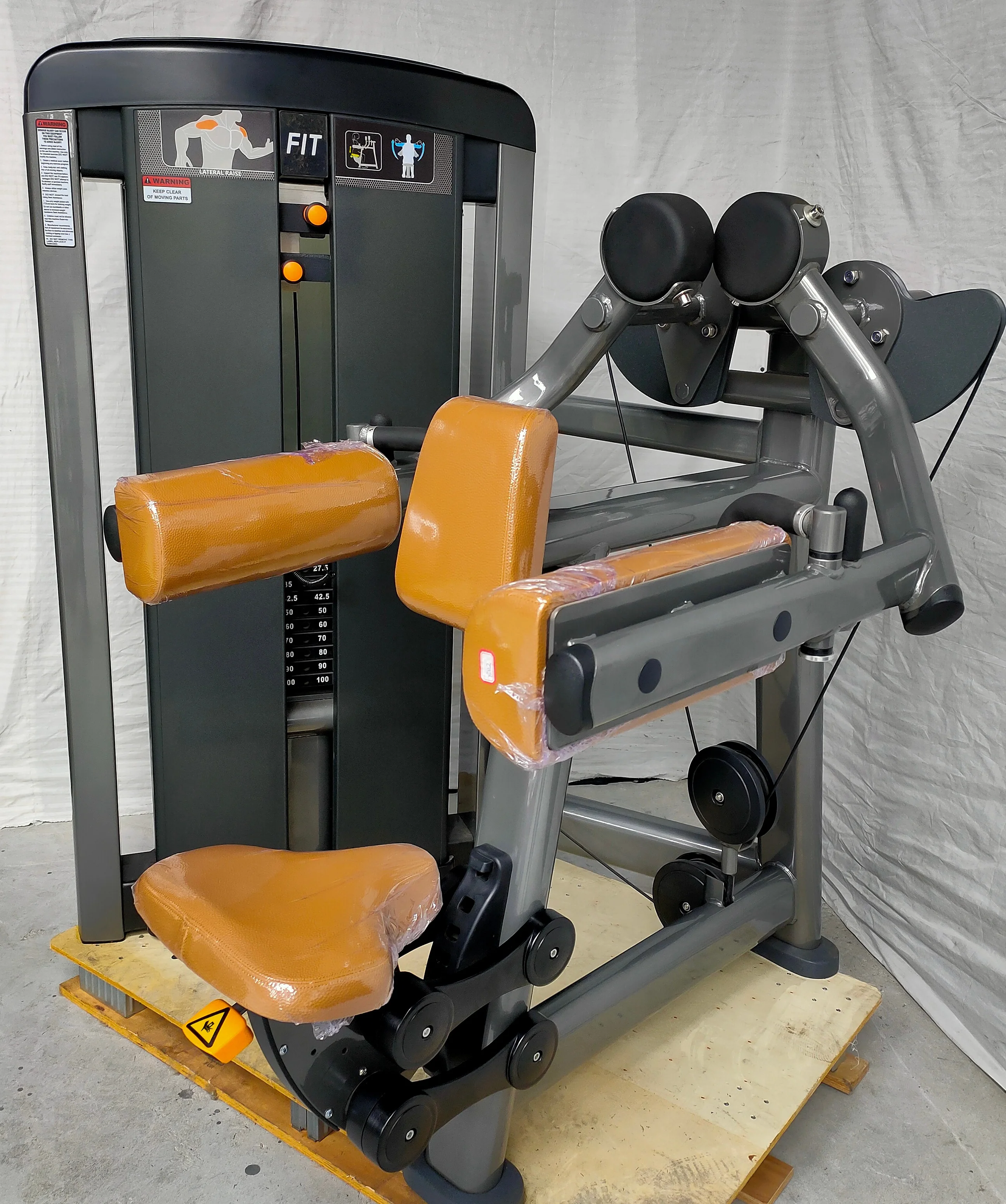 Factory - Direct Premium High - Durability Heavy - Duty Commercial Strength Training Seated Shoulder Lateral Raise Machine