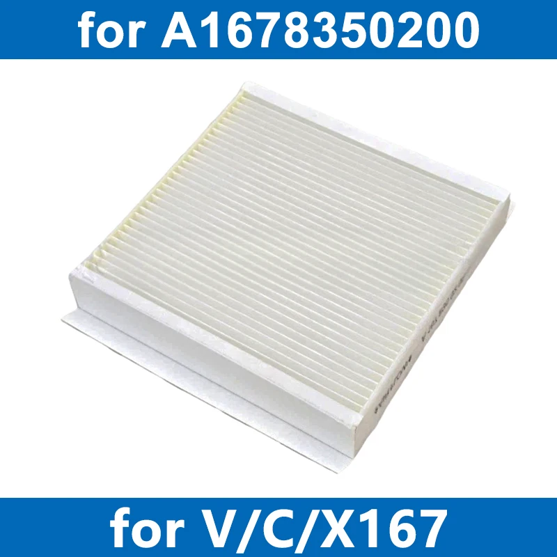 Filtro de aire externo para cabina de coche A1678350200 para V167 C167 X167 GLE300d GLE350 GLE400 GLE450 53 63 GLS350 GLS580 GLS600 2018-