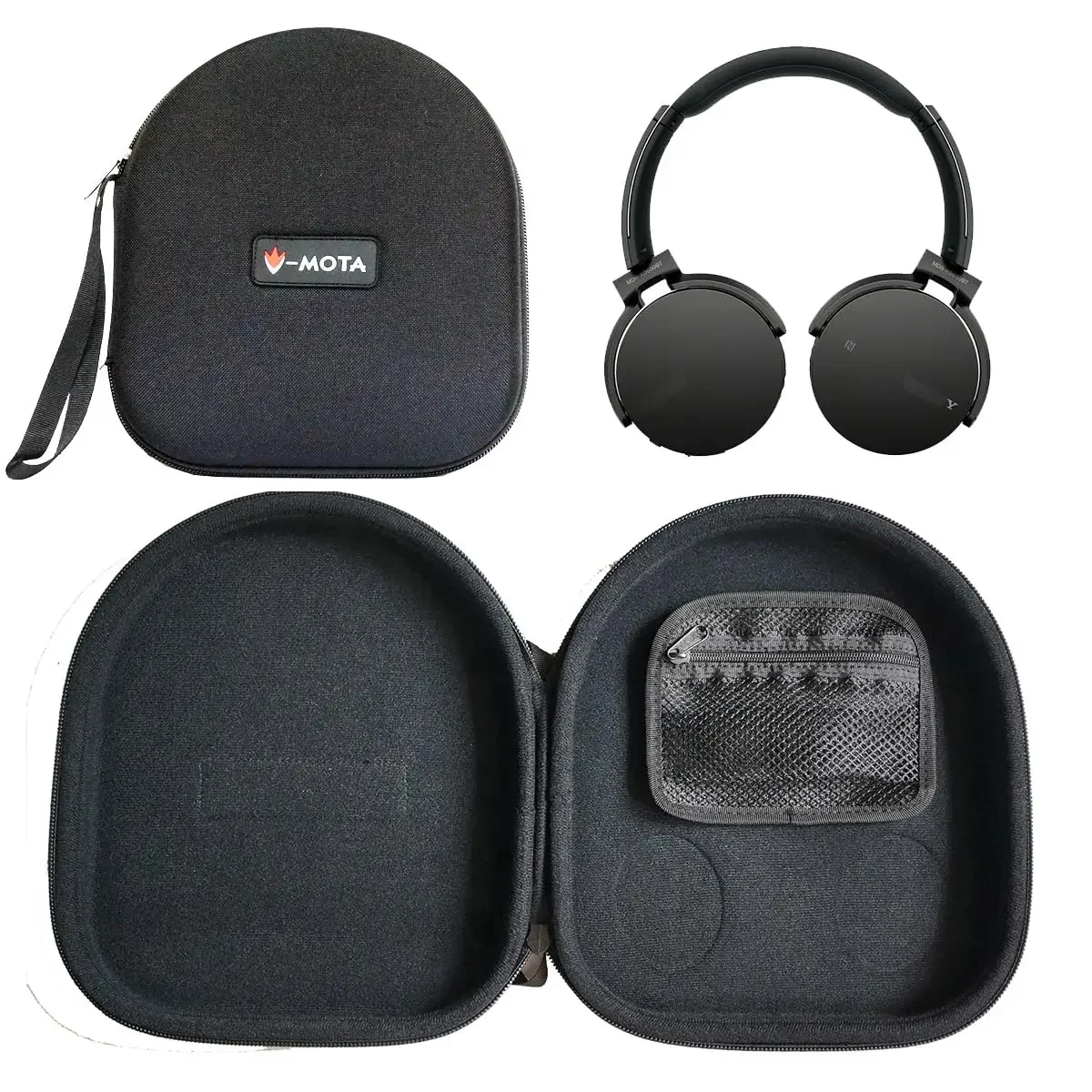V-MOTA سماعة حقيبة حمل صناديق لسوني MDRXB650BT MDR-XB650BT MDR-XB550AP NWZ-WH303 NWZ-WH505 MDR-ZX220BT MDRNC7
