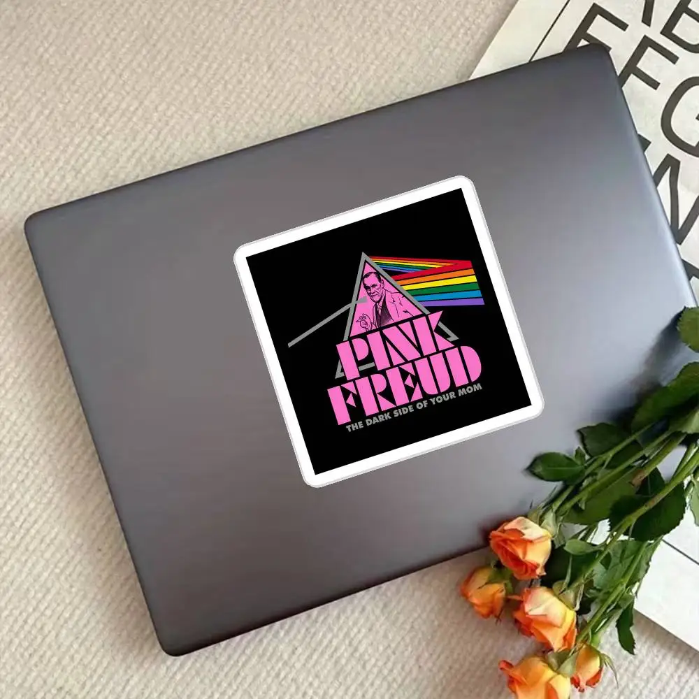 Pink Freud Waterproof Stickers For Decorating Car Windows Motorcycles And Computers.
