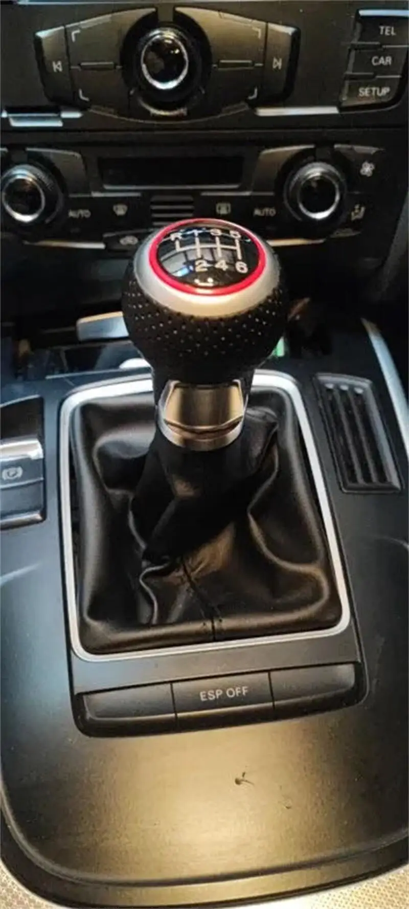 Für Audi A4 S4 B8 8K A5 8T Q5 8R S Linie 2007-2015 Hand Speed Pen Schaltknauf Gamasche Boot Abdeckung Fall Auto Innen Zubehör – Detail 16