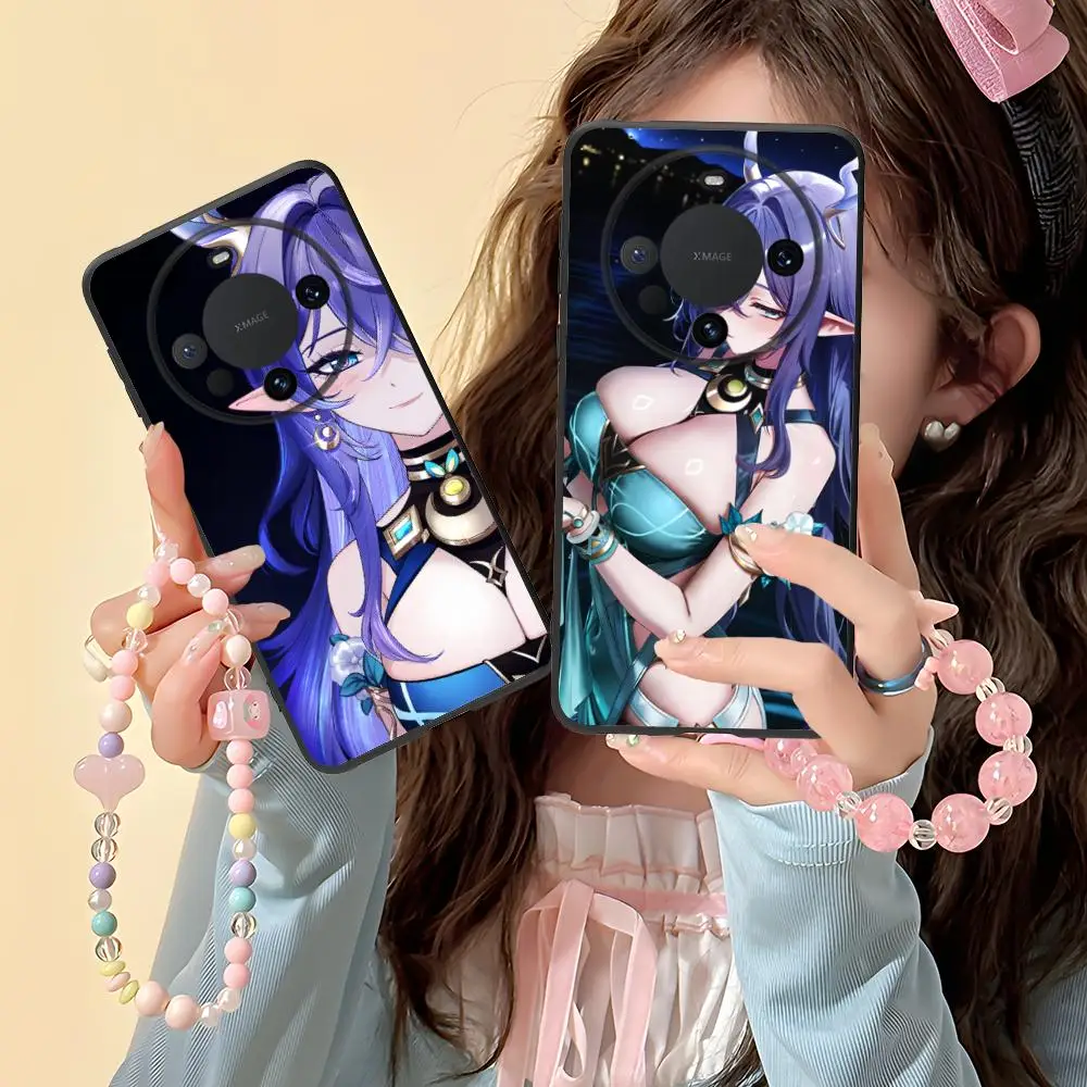 Genshin Impact Lauma Phone Case for Huawei Mate 60 50 40 30 20 10 Pro Plus Lite E 5G Colour Printing Protective Cellphones Cover