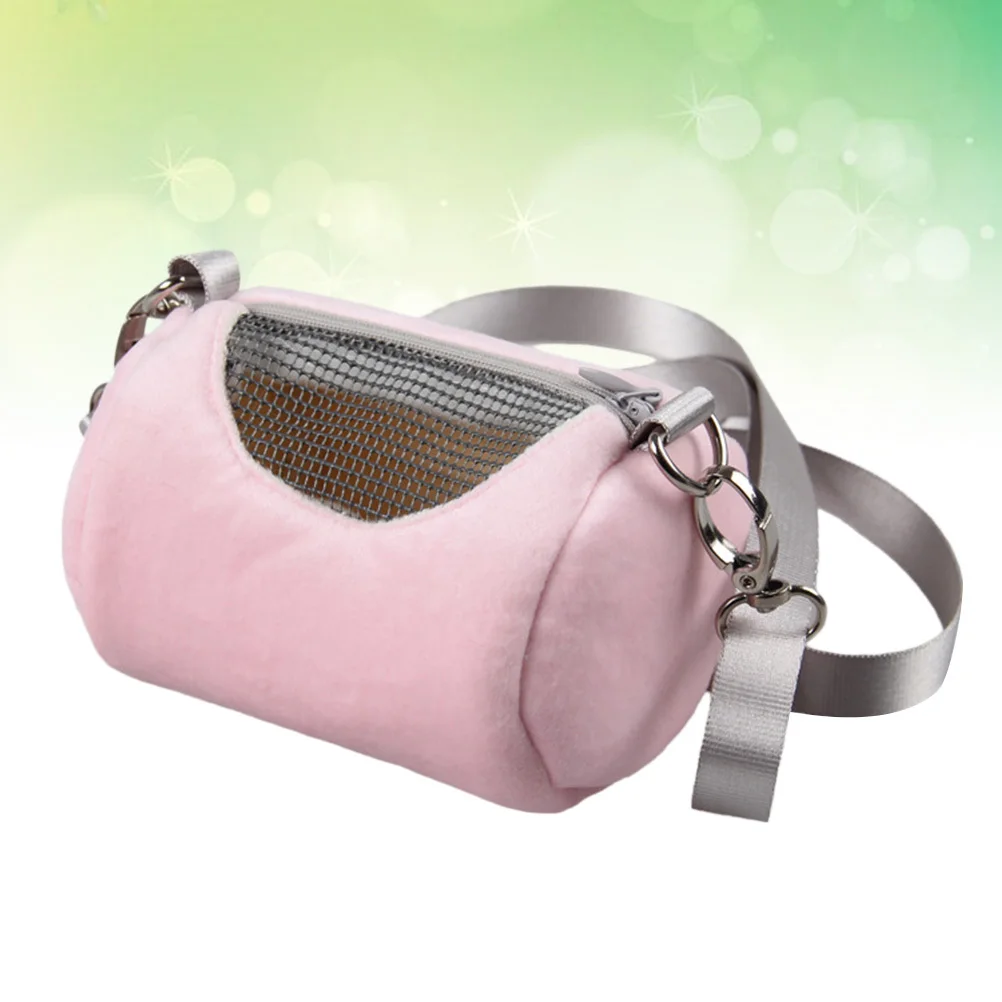 

Pink Hamster Carrier Bag Round Design Durable and Comfortable for Outdoor Travel Camping and Sightseeing Trips