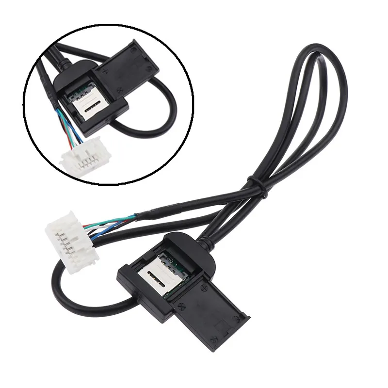 Android Car Radio GPS 20pin Cable Connector 4G Sim Slot Adapter Replacements
