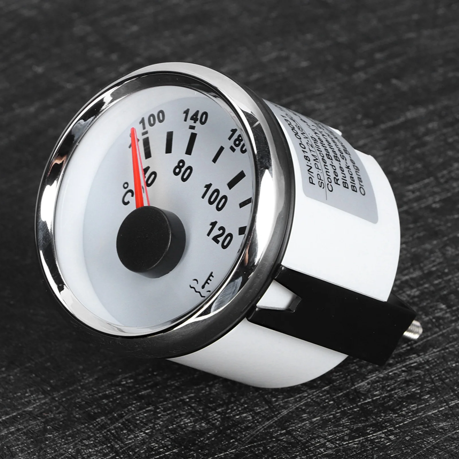 52mm/2in Marine Engine Water Temperature Gauge 40‑120 ℃ Temp Meter for Boat RV