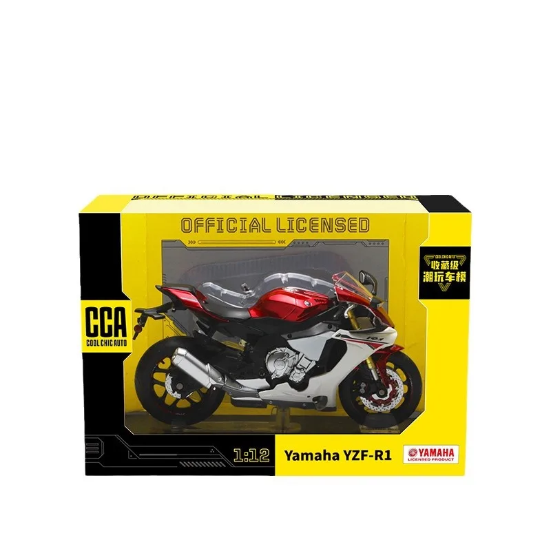 Msz cca 1:12 yamaha YZF-R1 clássico modelo de motocicleta liga modelo de carro brinquedo fundição coleção brinquedo presente natal